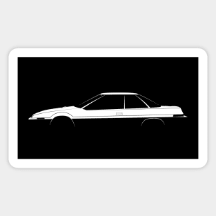 Subaru XT Silhouette Sticker